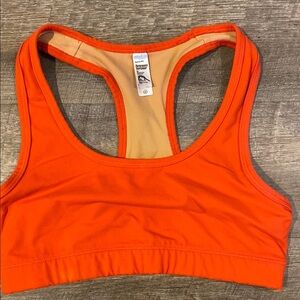 American Apparel Orange Racerback Sports Bra